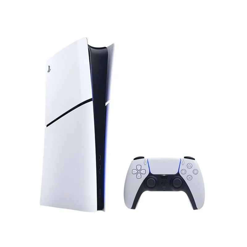 PS5 Slim 1 Tb, 2 геймпада