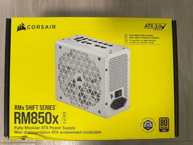 блок питания Corsair RM850x shift white 1