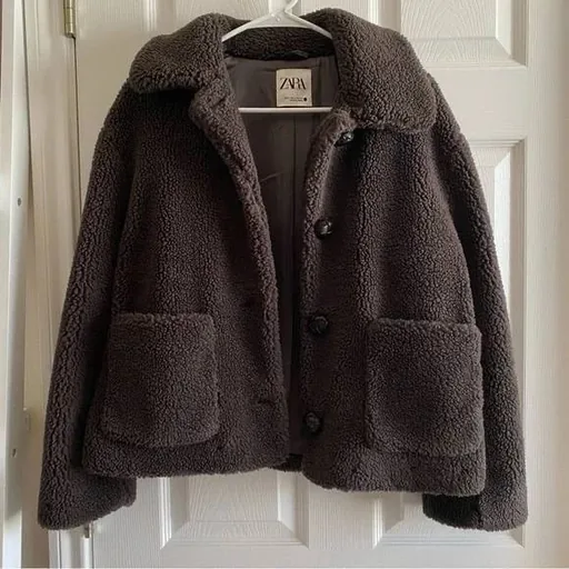 Шуба тедди ZARA