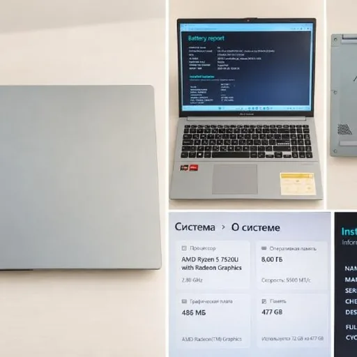 ASUS Vivobook Go 15 E1504FA — Ryzen 5 / 8GB / 512GB