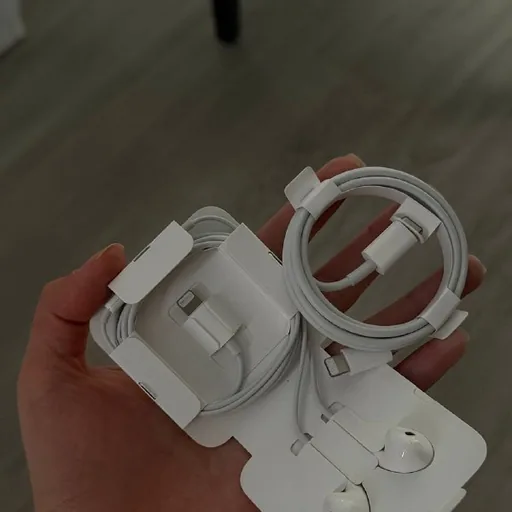 Apple EarPods Lightning, кабель USB-C Lightning