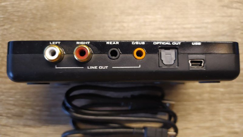 Внешняя звуковая карта Creative Sound Blaster X-Fi Surround 5.1 Pro SB1095