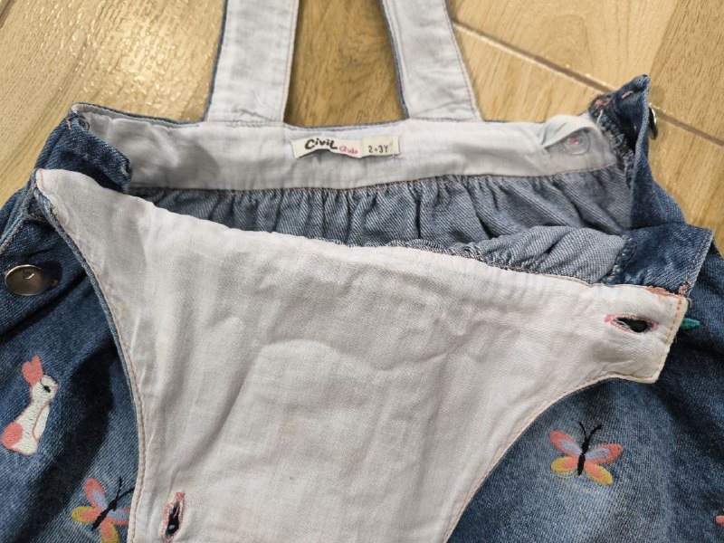 Джинсовый сарафан для детей 2-3 года 4