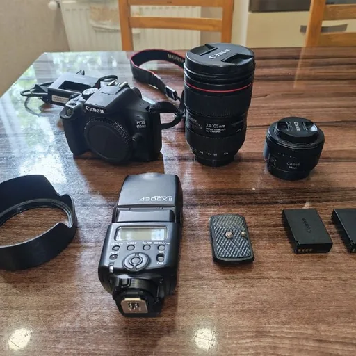 Canon камера, объектив, вспышка, аксессуары