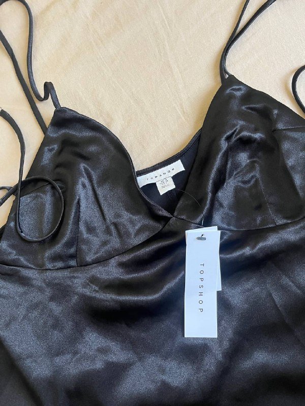 топ NA-KD, атласный топ Topshop, размер S/M 2