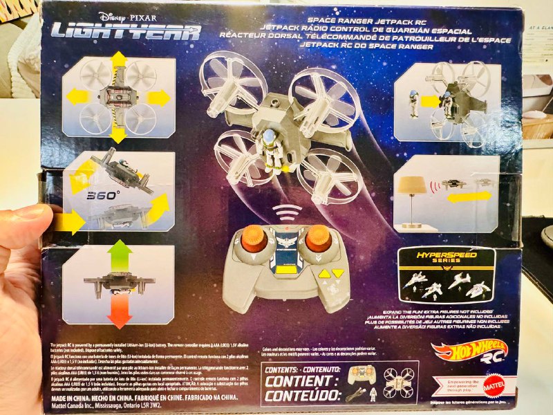 Детская игрушка-дрон Hot Wheels Space Ranger Jetpack 2