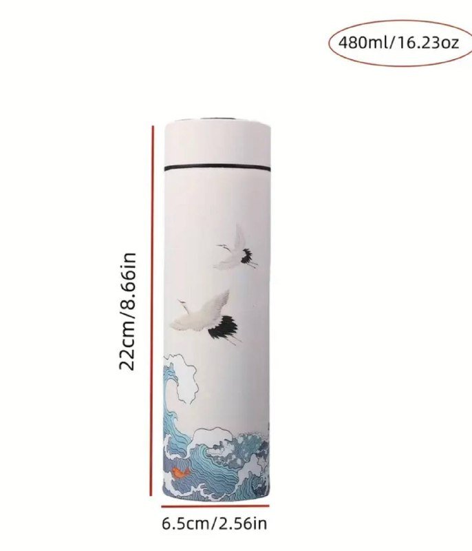 Умный термос с LED-дисплеем 500 мл 4