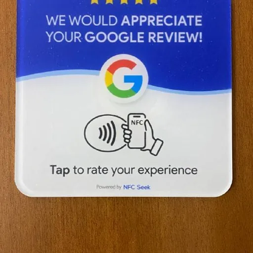 NFC ստենդեր Instagram-ի և Google-ի կարծիքների համար