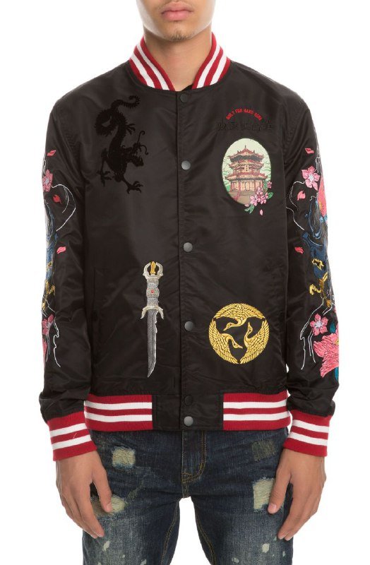 Куртка-бомбер The Reason Katana с вышивкой 6