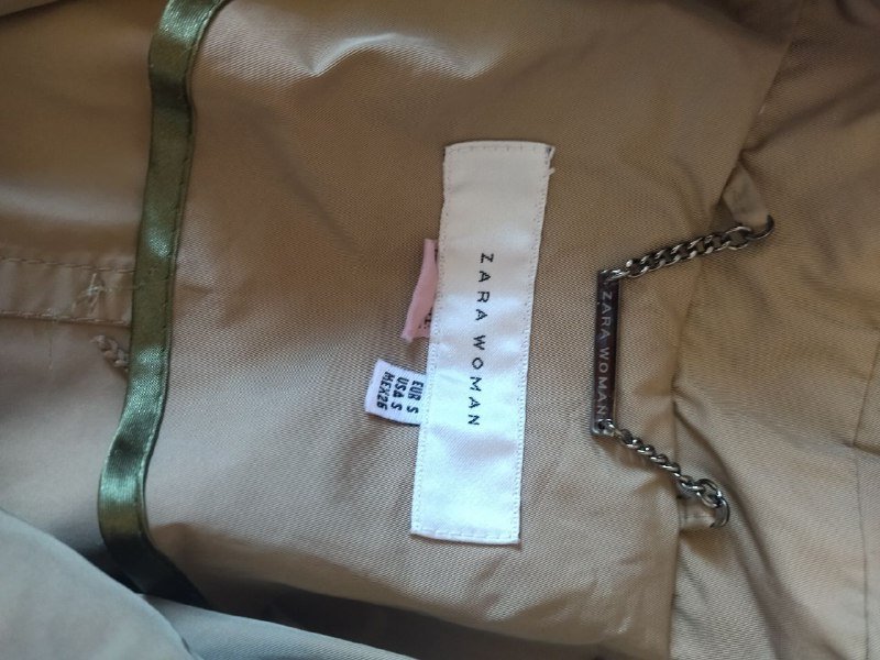 Бежевый трэнч Zara 2