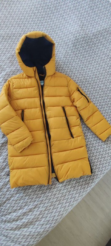 Желтая детская куртка Acoola, размер 110-116 3