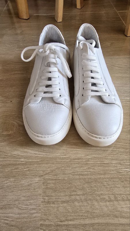 Женские белые кожаные кеды р.39 2