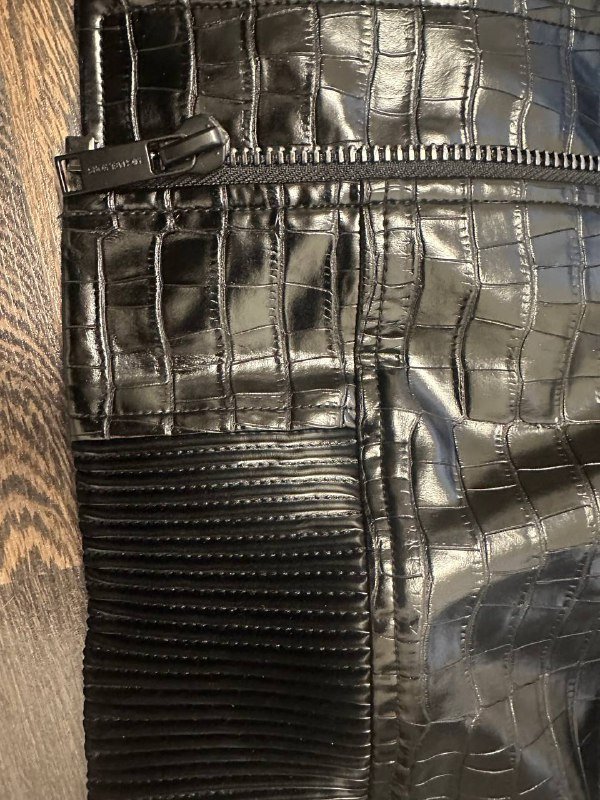 Бомбер Michael Kors стильный чёрный размер М 5