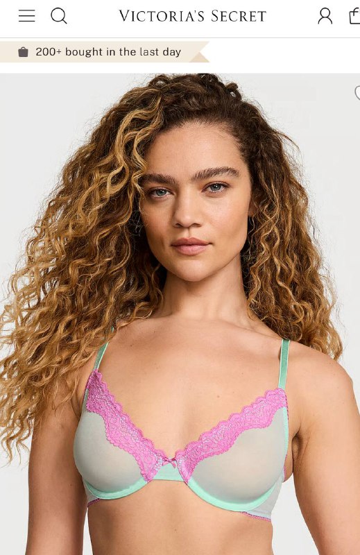 Комплект нижнего белья Victoria’s Secret верх 75C трусики S