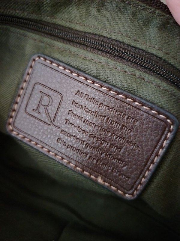 Женская сумка багет из искусственной кожи темно-коричневого цвета 4