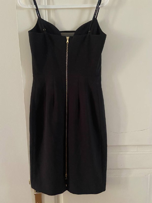 Черное вечернее платье футляр XS-S 2