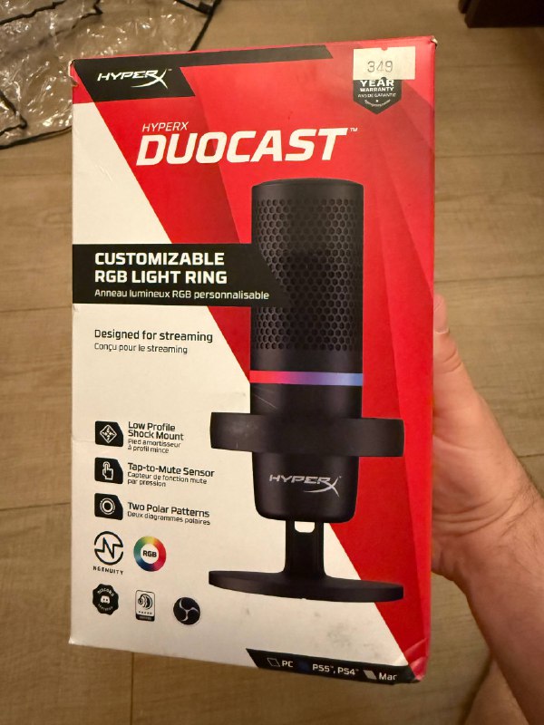 Микрофон HyperX Duocast