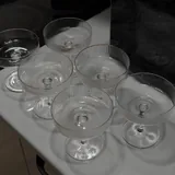Стеклянная ваза, массажный ролл, 6 стеклянных бокалов 3