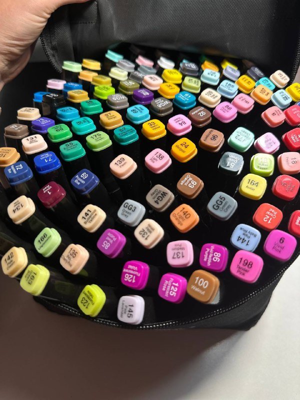 Маркеры для рисования 120 штук 2