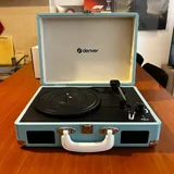 Виниловый проигрыватель Denver с колонкой 1