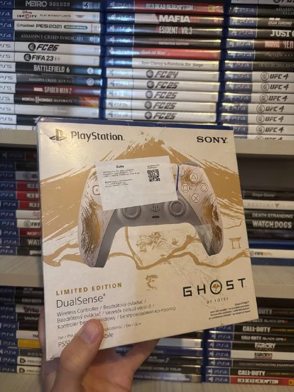 Лимитированный DualSense Ghost of Tsushima