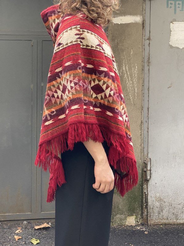 Пончо из шерсти альпаки 2
