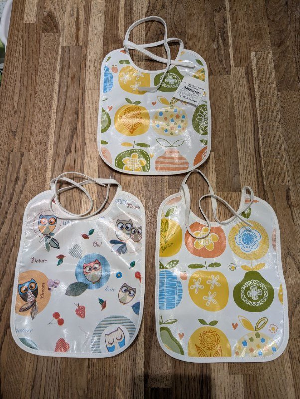 Нагрудники фартуки клеенчатые 3 шт