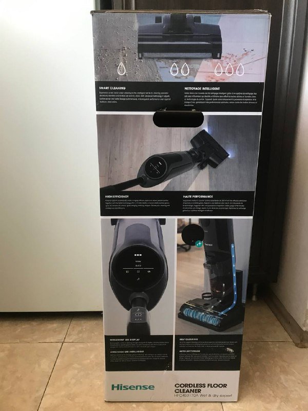 Пылесос 2 в 1 с дополнительным фильтром и насадками