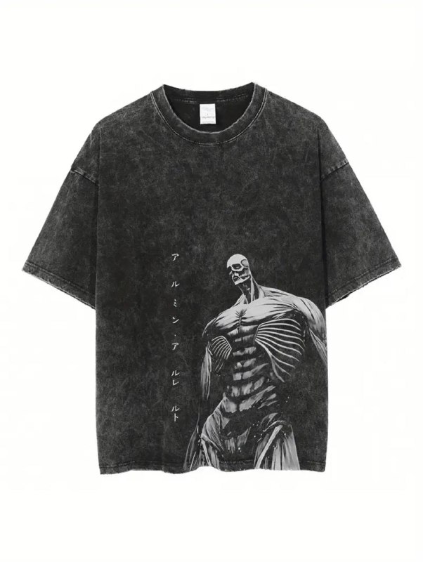 Футболка по Атаке Титанов, oversize XL
