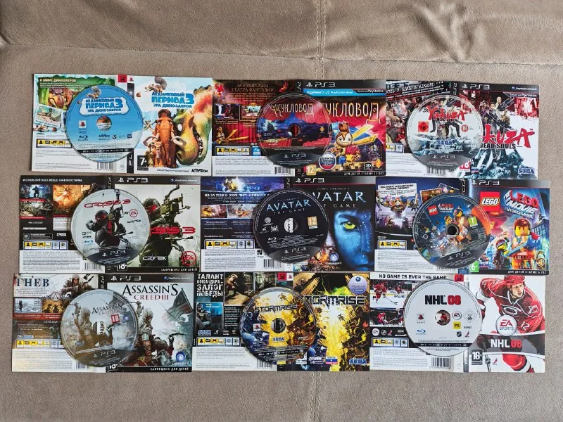 Лицензионные игры на PS3 1