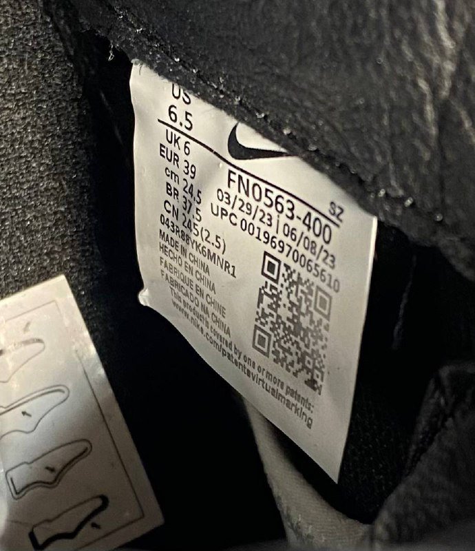 Ботинки Nike размер US 6.5 EUR 39 6