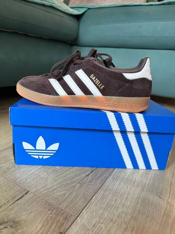 Adidas Gazelle шоколадные 1