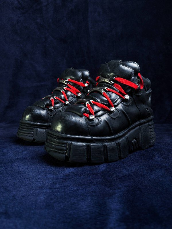 Archive New Rock Metallic Platform Boots 3