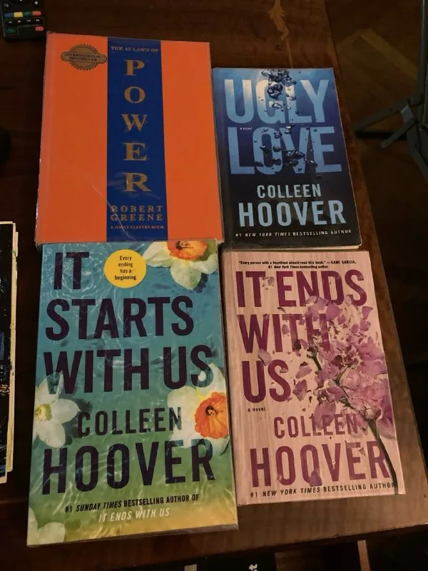 Ugly Love, It Starts with Us, It Ends with Us, 48 Laws of Power