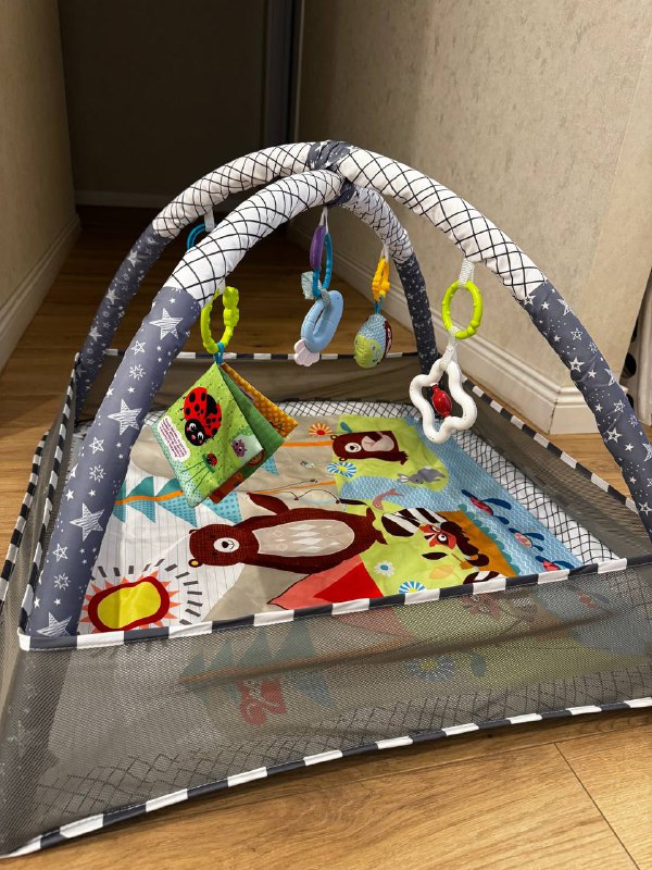 Детские игрушки и игровой коврик