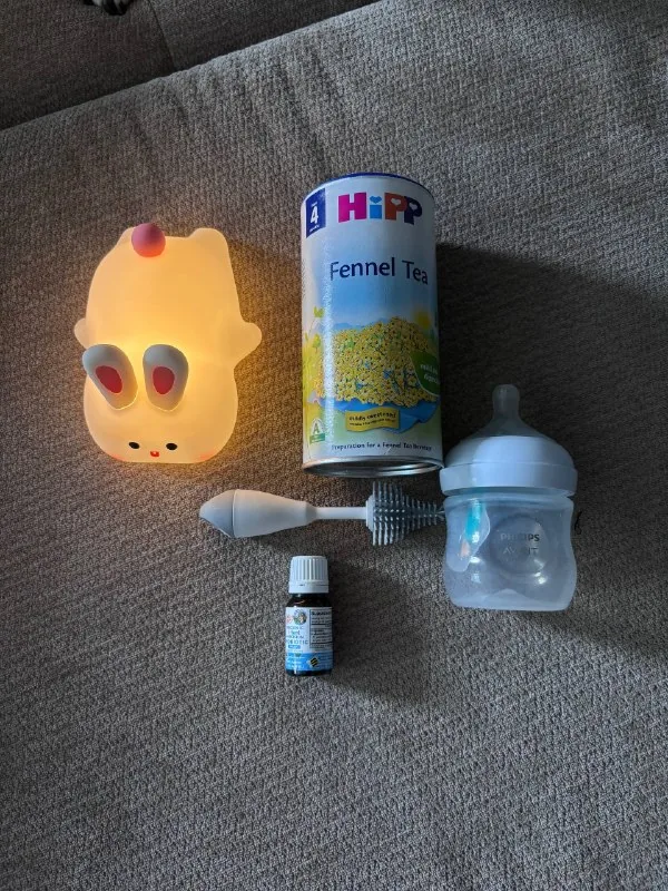 Ночной светильник, чай фенхель, пробиотик, бутылочка Philips Avent