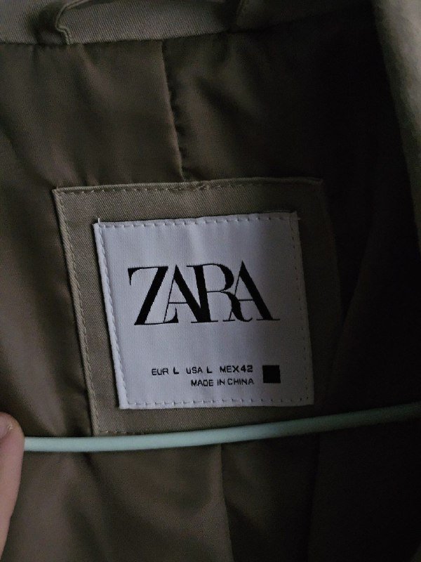 Мужской тренч Zara размер L 4
