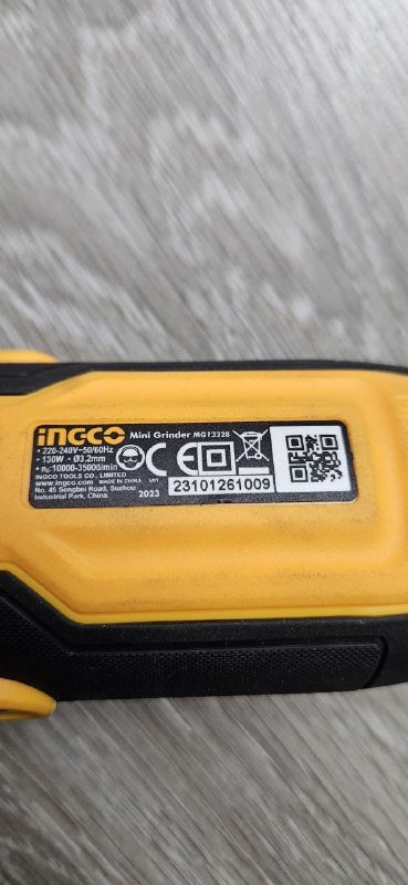 INGCO Mini Grinder with Accessories 4