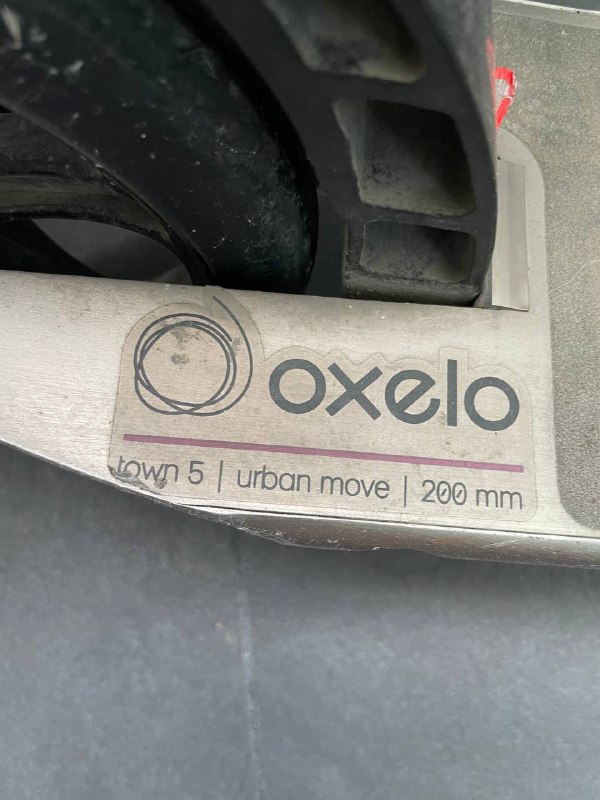 Самокат oxelo town 5, детский велосипед с боковыми колесами 3
