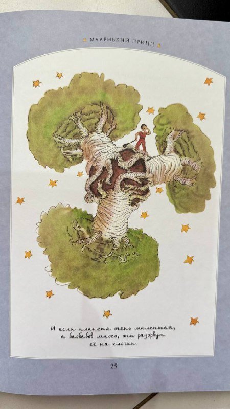 Книга Маленький принц с рисунками автора, твердый переплет 4