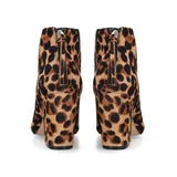 ALDO leopard ankle boots 4