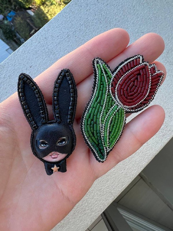 Броши ручной работы