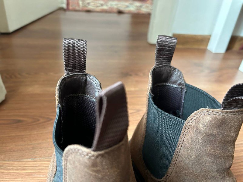 Мужские ботинки Ecco натуральная замша 2