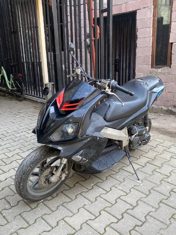 Derbi GP1 мопед, двигатель Hiper 2, тюнинг, водяное охлаждение 2