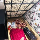 Односпальная кровать с матрасом и наматрасником 1
