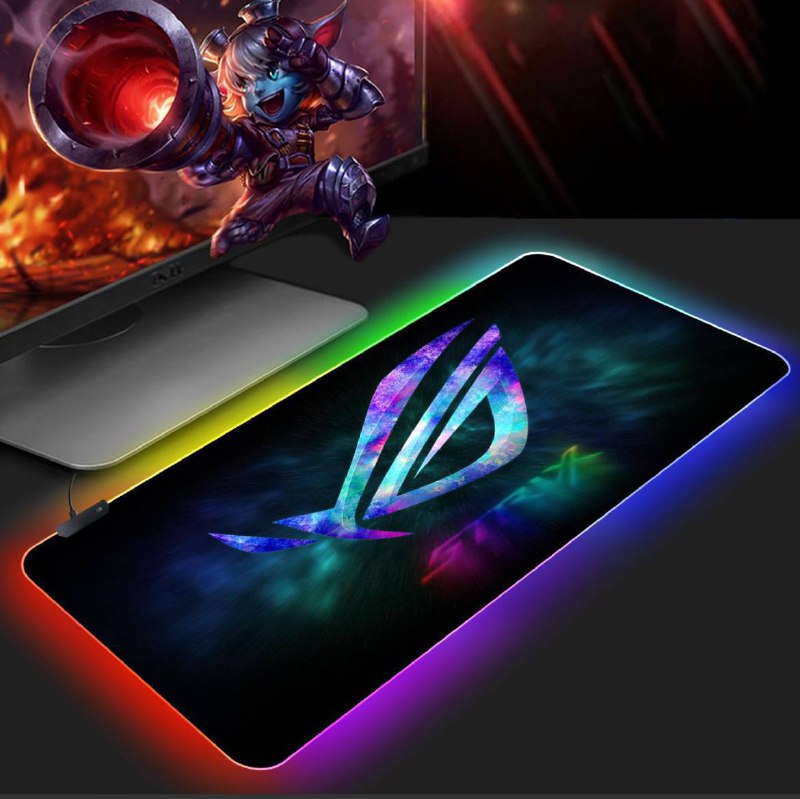 RGB Компьютерный коврик с подсветкой, 80*30