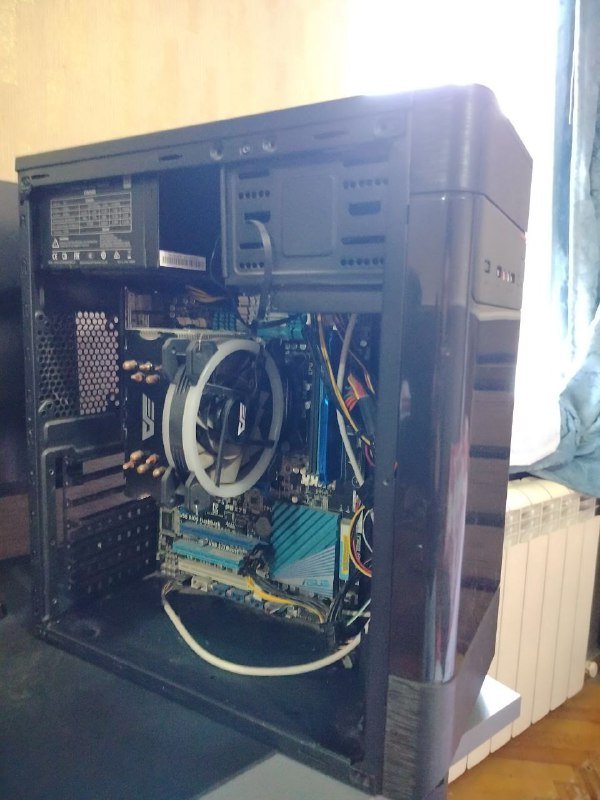 ПК ASUS P9X79, процессор 2630v2, 12 ГБ DDR3, блок питания DN500