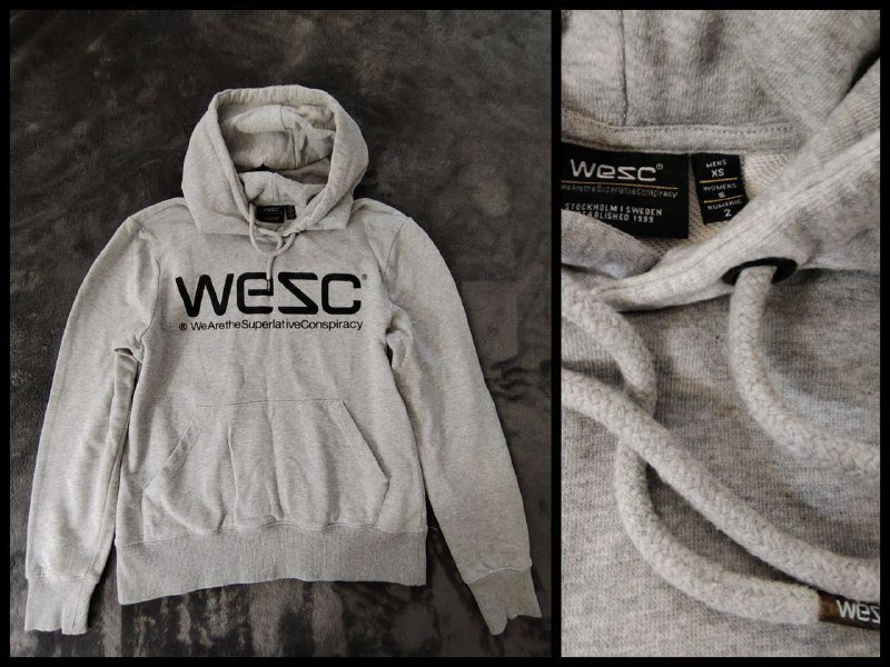 Серая худи WESC размер S