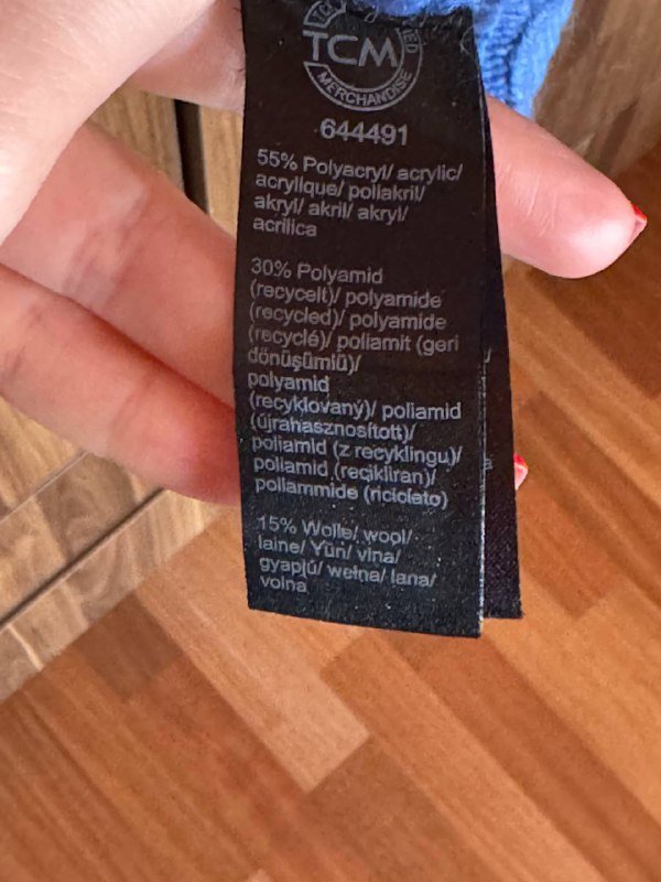 Теплый голубой свитер из шерсти 4