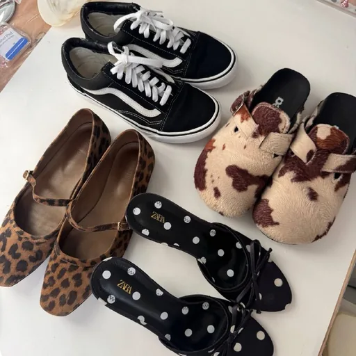Балетки MIRATON, VANS Old Skool, тапки, мюли ZARA